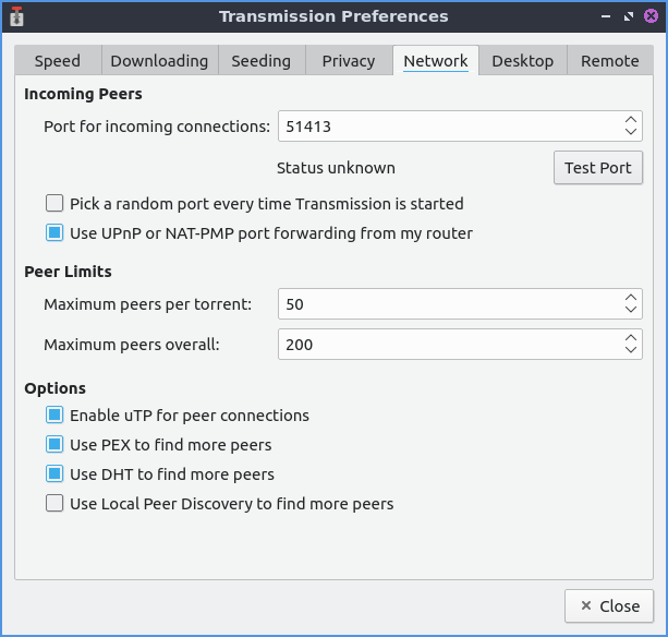 transmission torrent pausing automatically